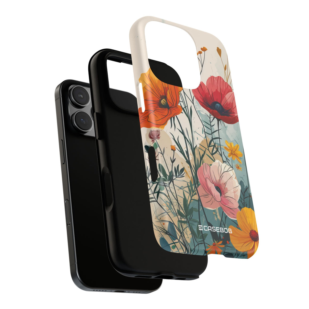 Whimsical Garden Watercolor Blooms - for iPhone 16