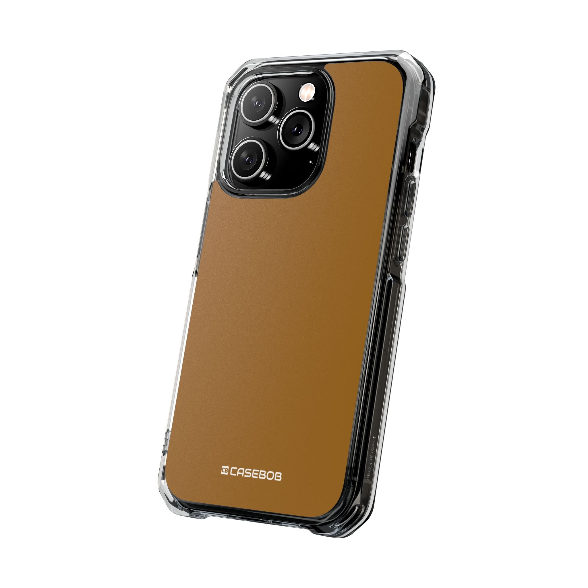 Golden Brown - Clear Impact Case for iPhone