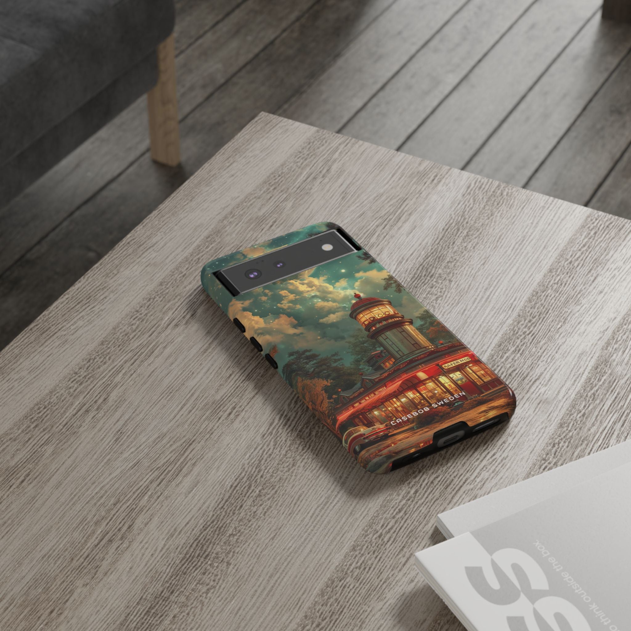 Vintage Moonlit Diner Fantasy Google Pixel 6 - Tough Phone Case