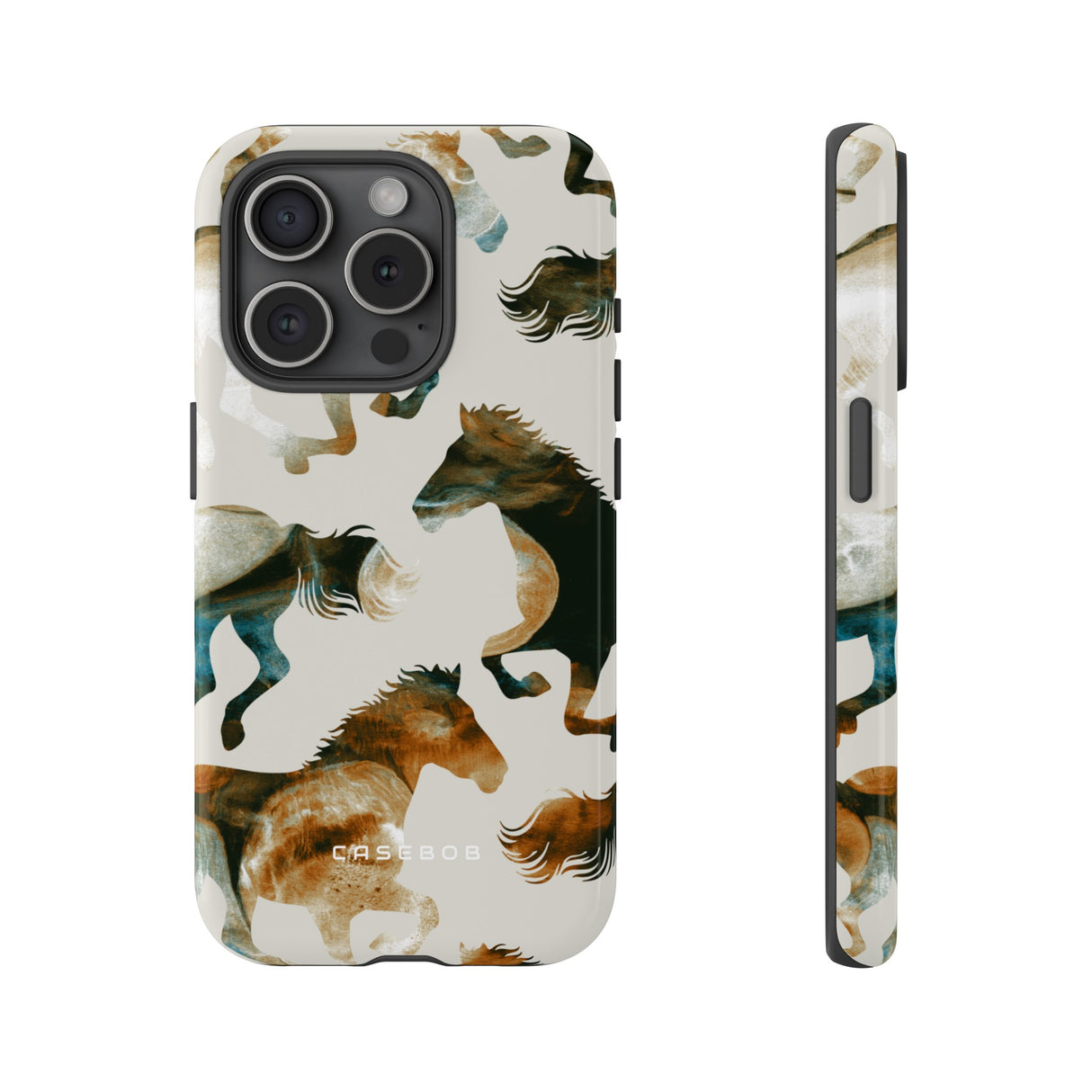 Tie Dye Horses - Protective Phone Case