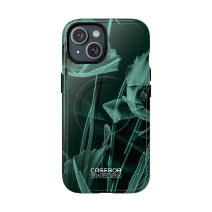 Teal Bloom Radiance iPhone 15 - Tough+