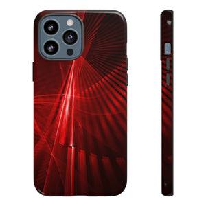 Red Disco Lights - Protective Phone Case