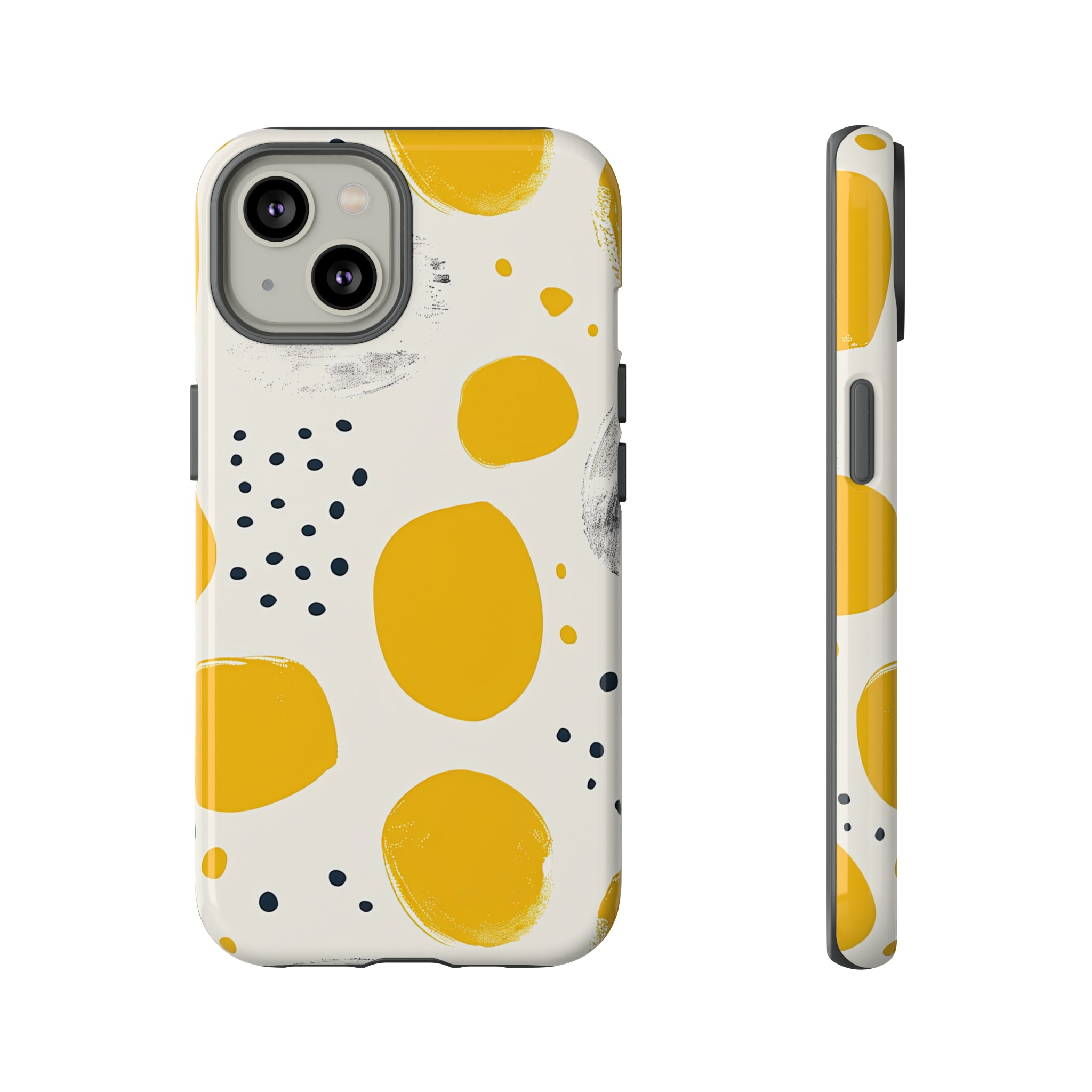 Dotted Yellow Simplicity - Protective Phone Case