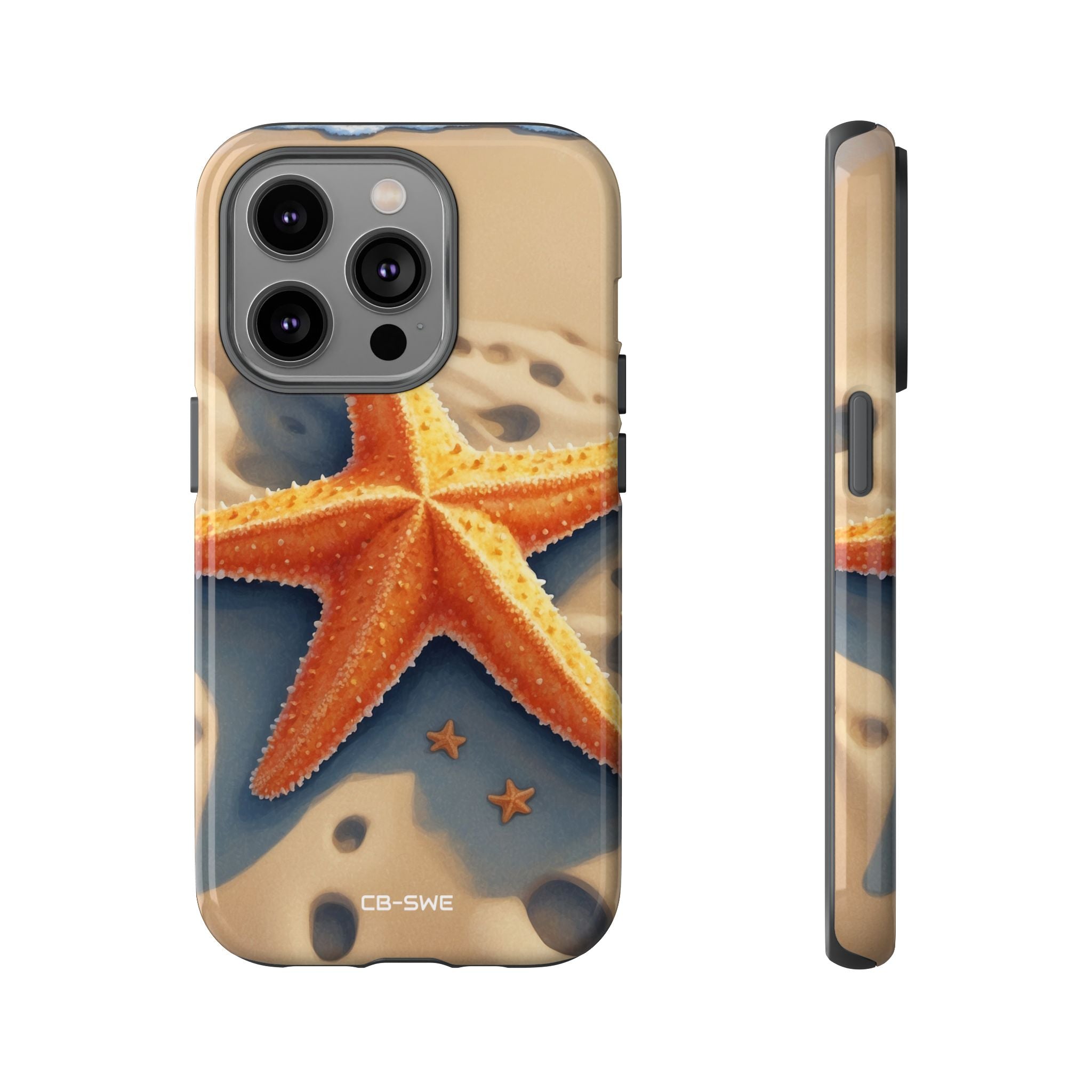 Starfish Rests On Sand - iPhone Case