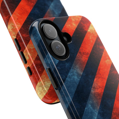 Diagonal Blaze iPhone 16 Plus Case - Tough