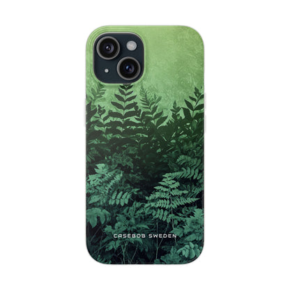 Gradient Fernscape Lush iPhone 15 - Flexi Phone Case