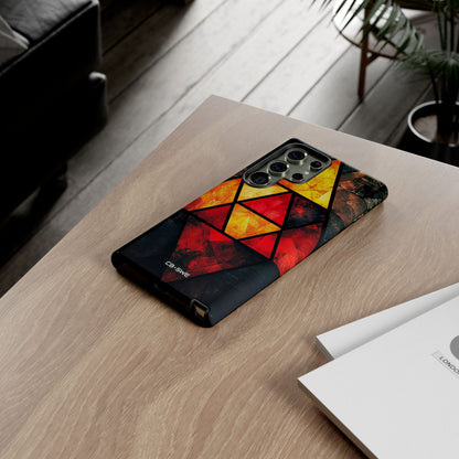 Triangles Illuminate Warmth - Samsung Case