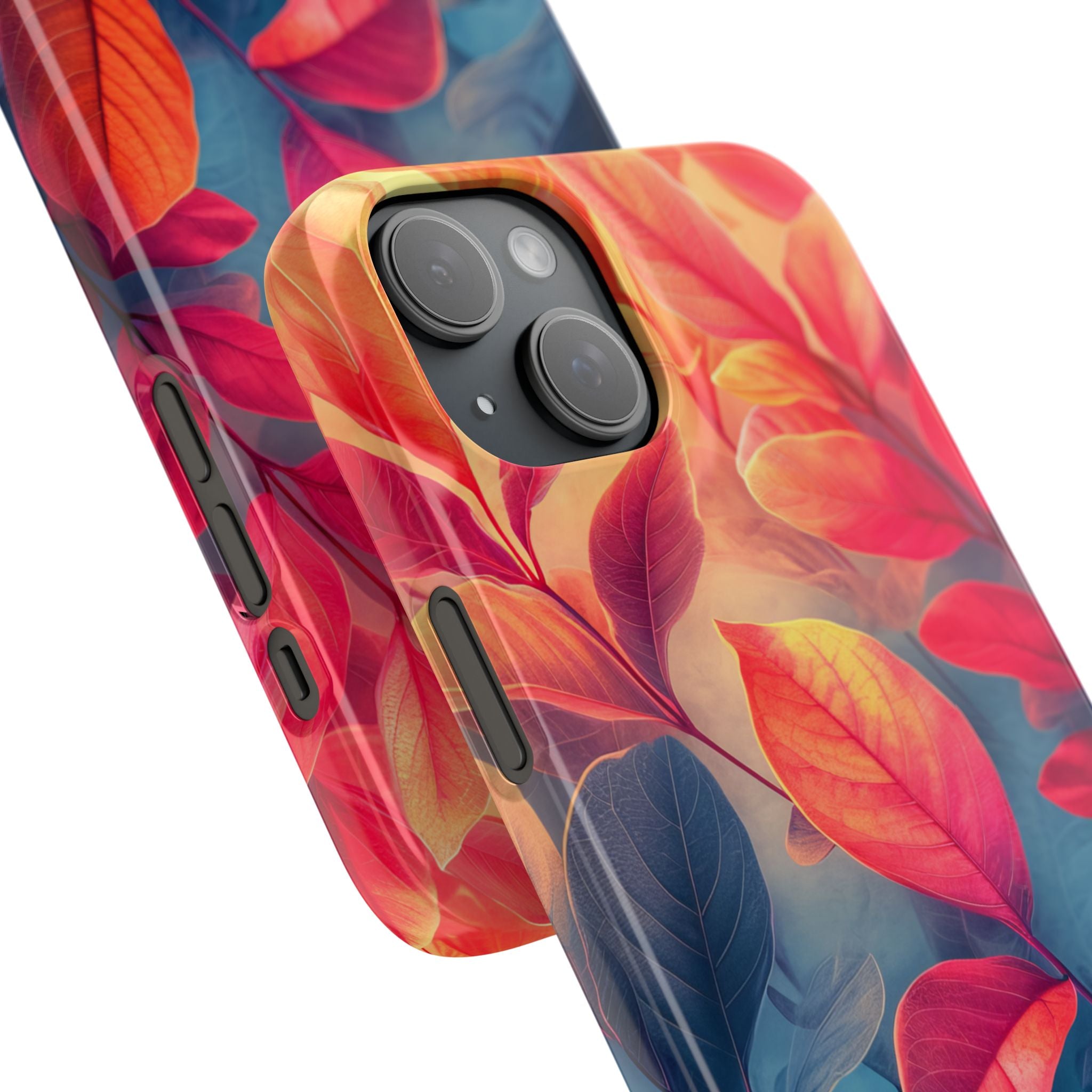 Red Blue Nature - Slim iPhone 15 Phone Case