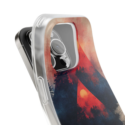 Red Sky Serenity - Flexi iPhone 16 Phone Case