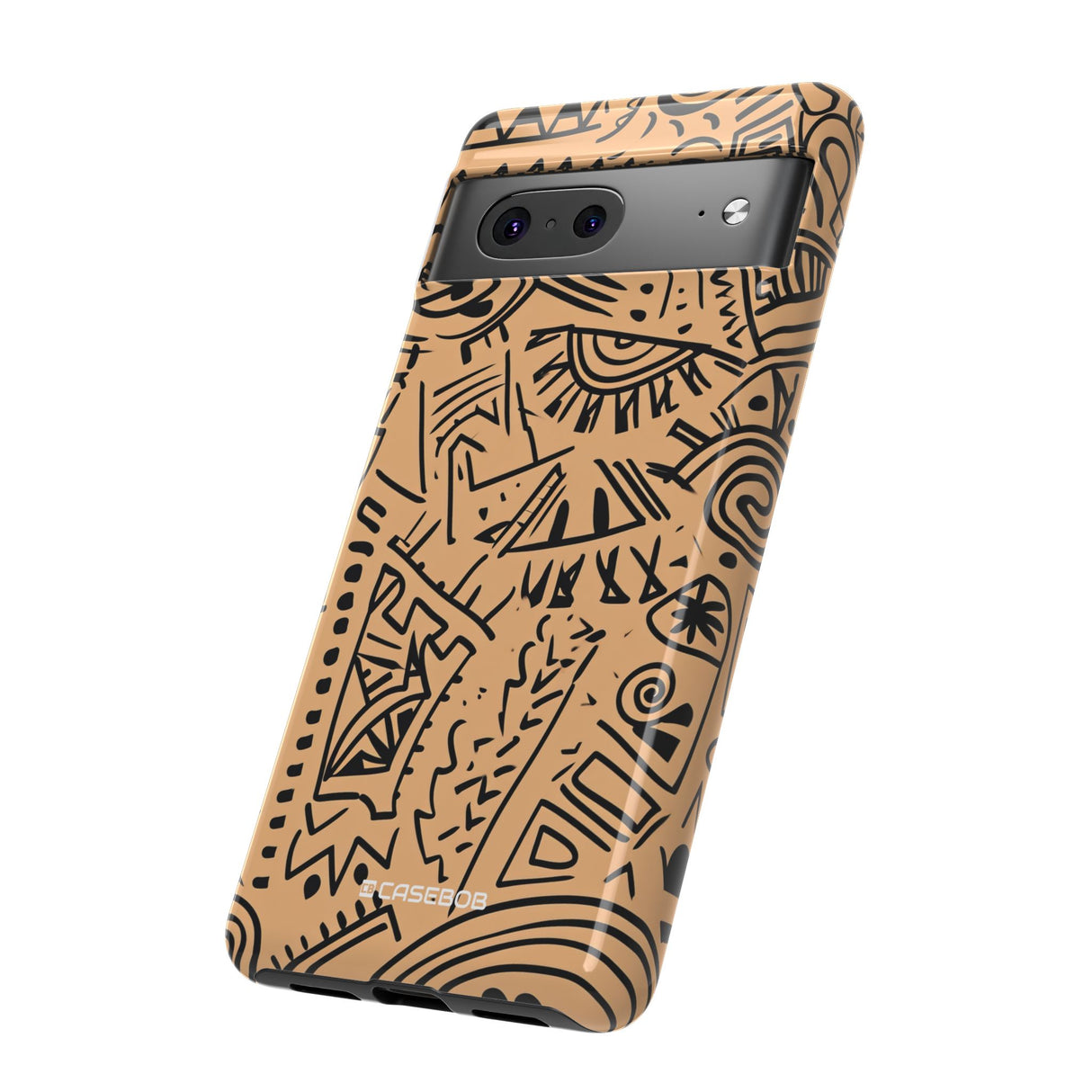 Mystic Tribal Geometry | Protective Phone Case for Google Pixel