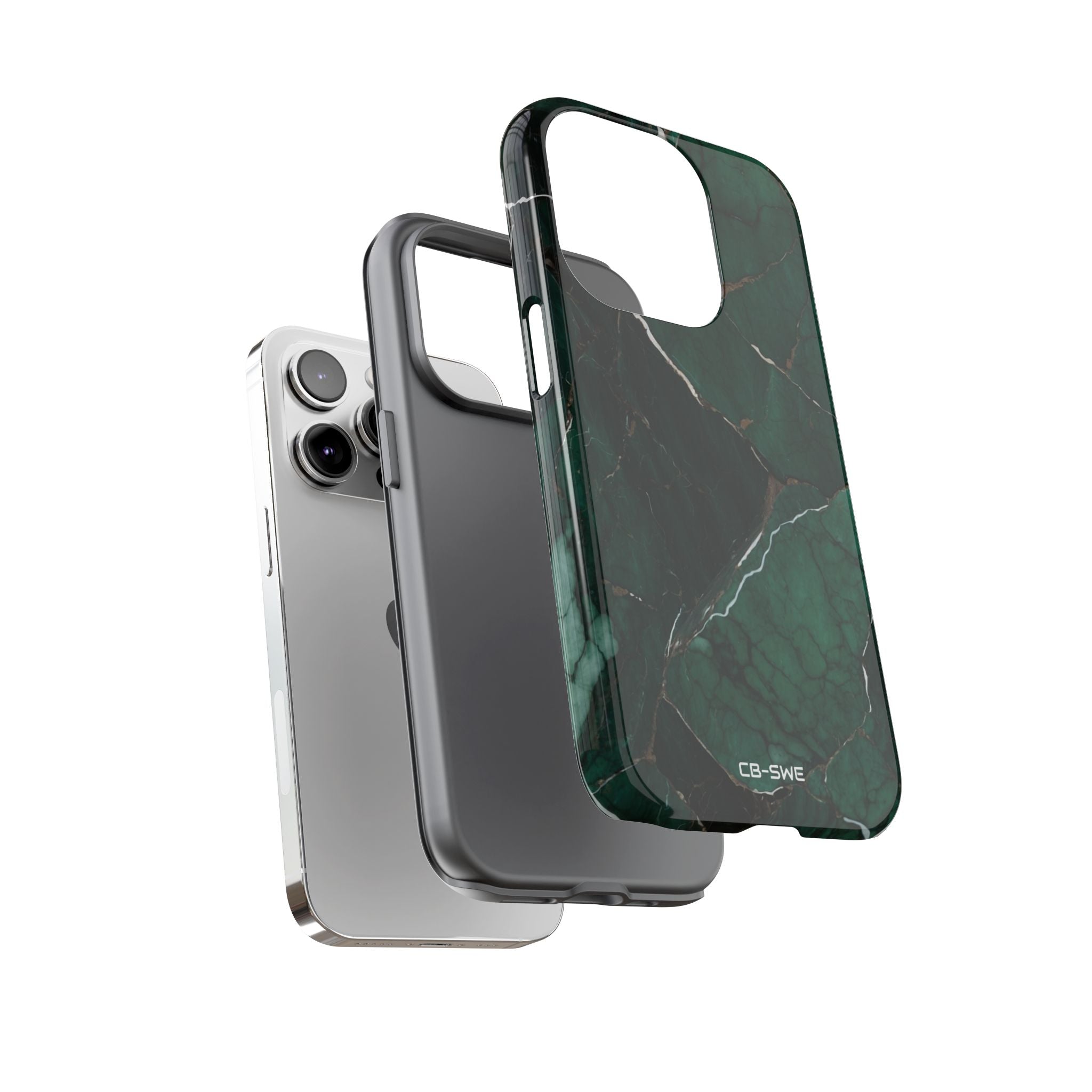 Emerald Veins Flow - iPhone Case