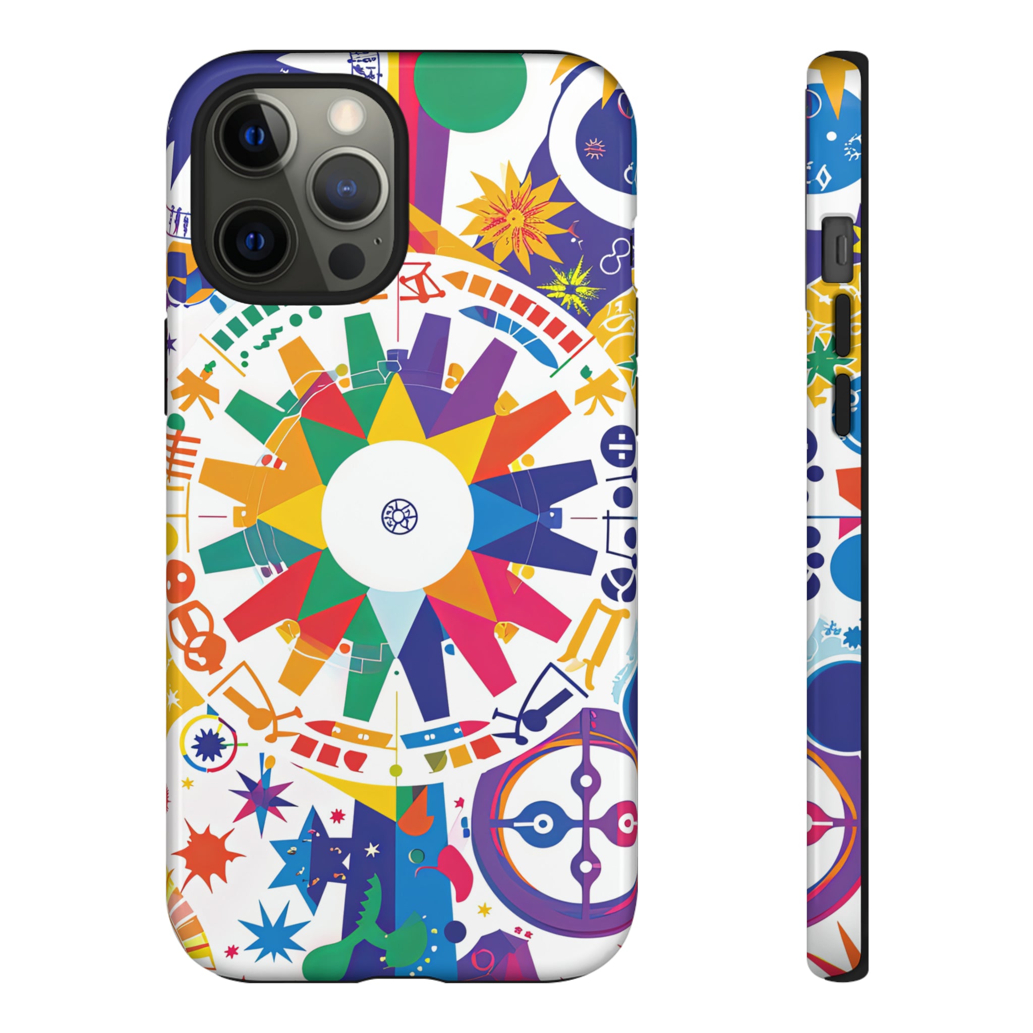 Celestial Horoscope Whirl - Protective Phone Case