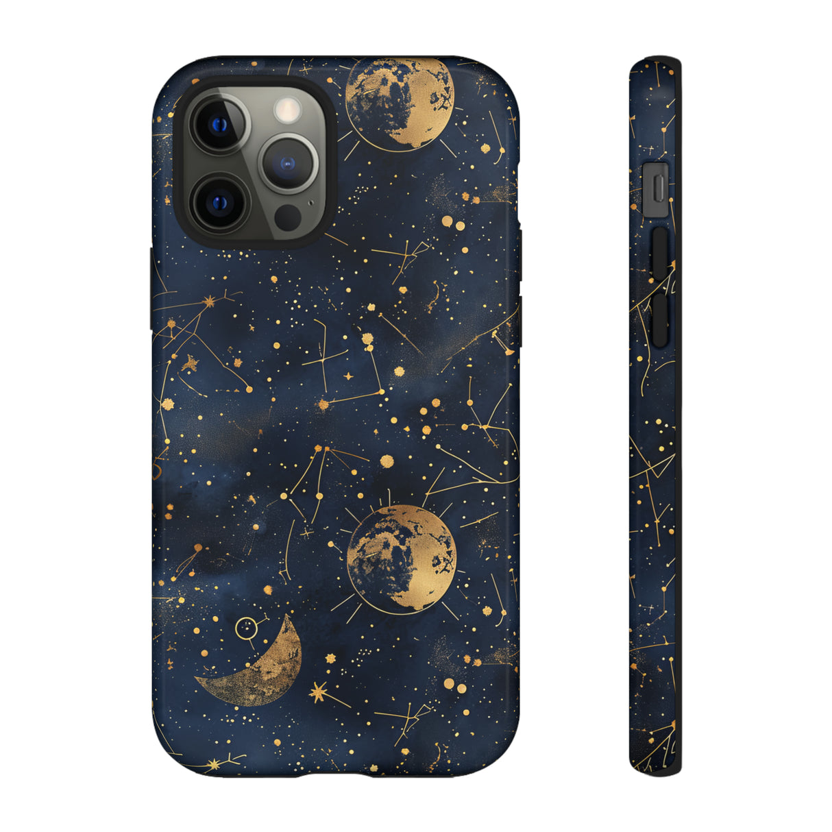 Celestial Zodiac Whispers - Protective Phone Case