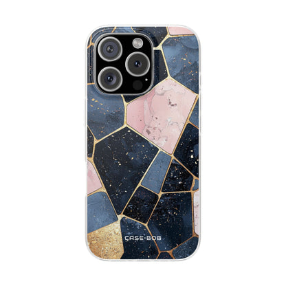 Golden Mosaic iPhone 16 Pro Case - Soft