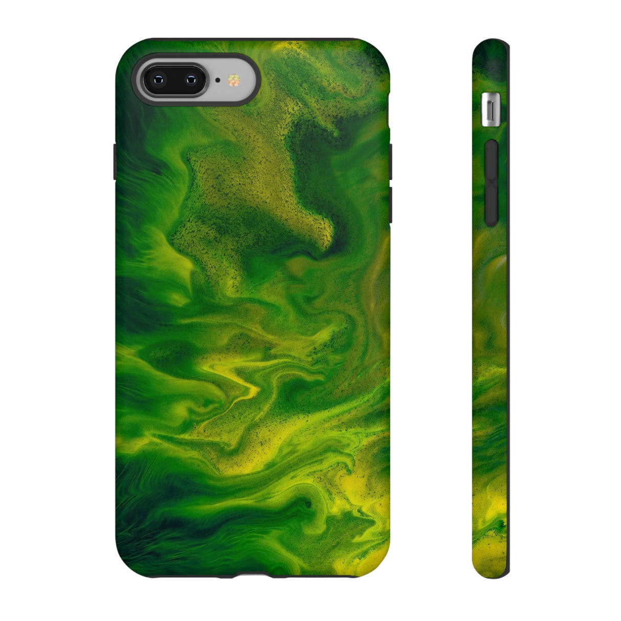 Green Smoke Ink Art iPhone Case (Protective) iPhone 8 Plus Matte Phone Case