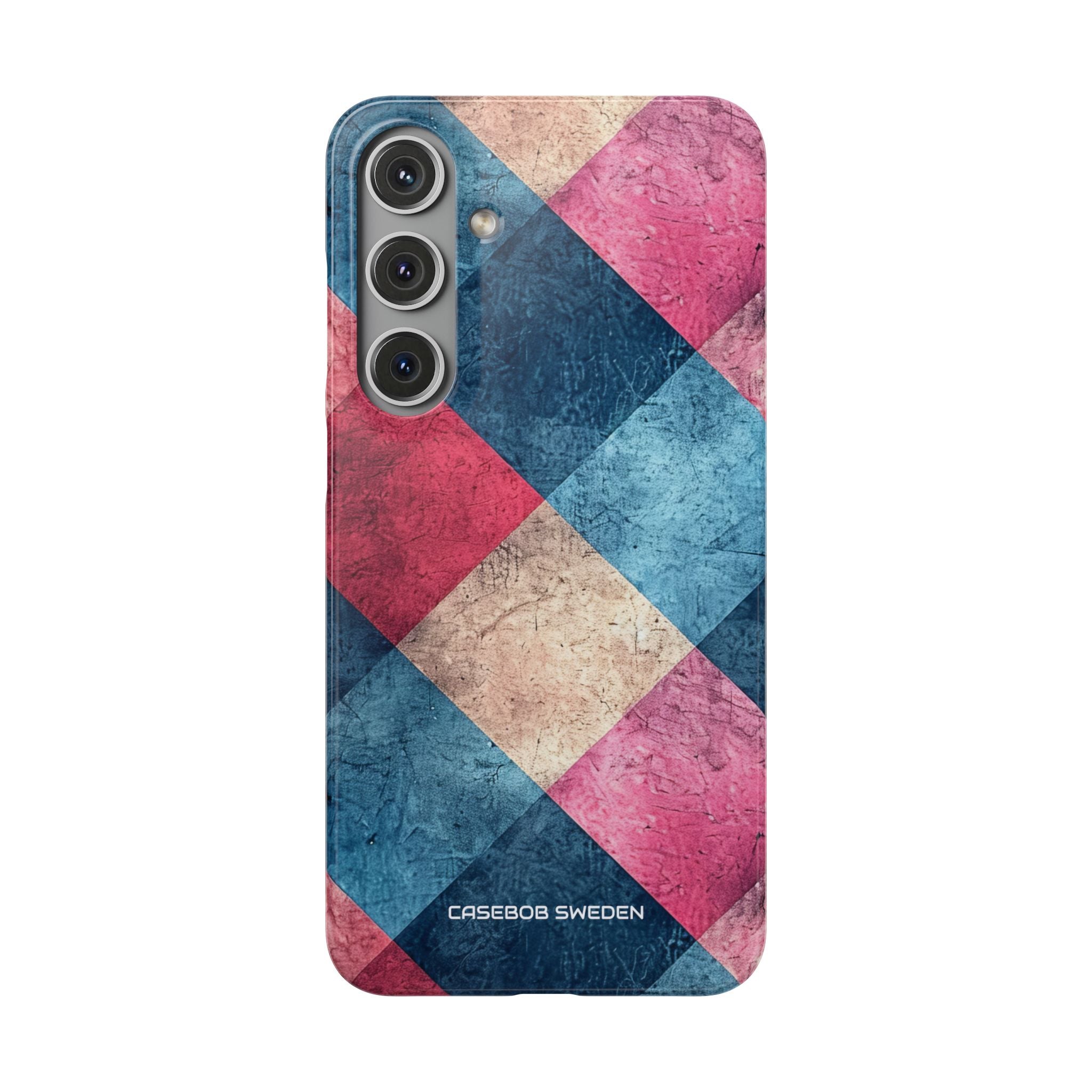 Bold Geometric Squares - Slim Samsung S24 Phone Case