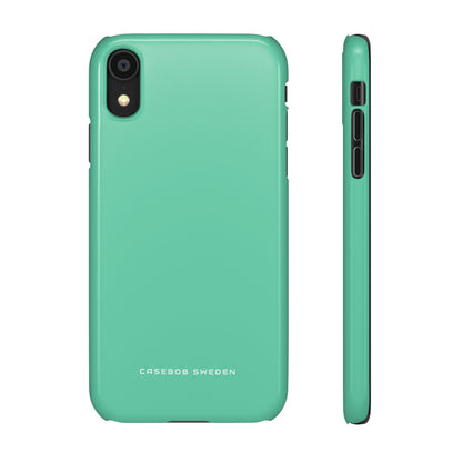 Medium Aquamarine  iPhone X - Slim Phone Case