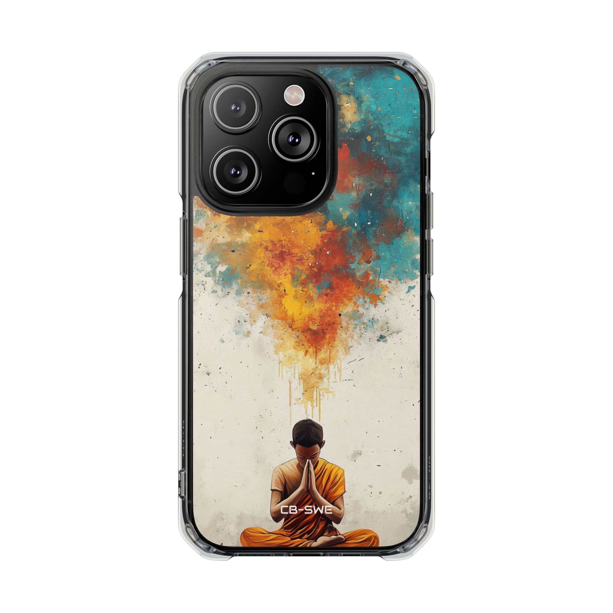 Monk Embracing Enlightenment iPhone Case - Impact
