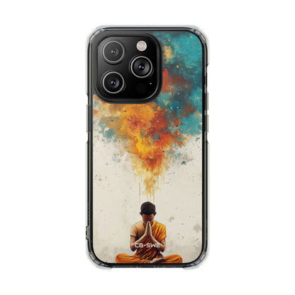 Monk Embracing Enlightenment iPhone Case - Impact