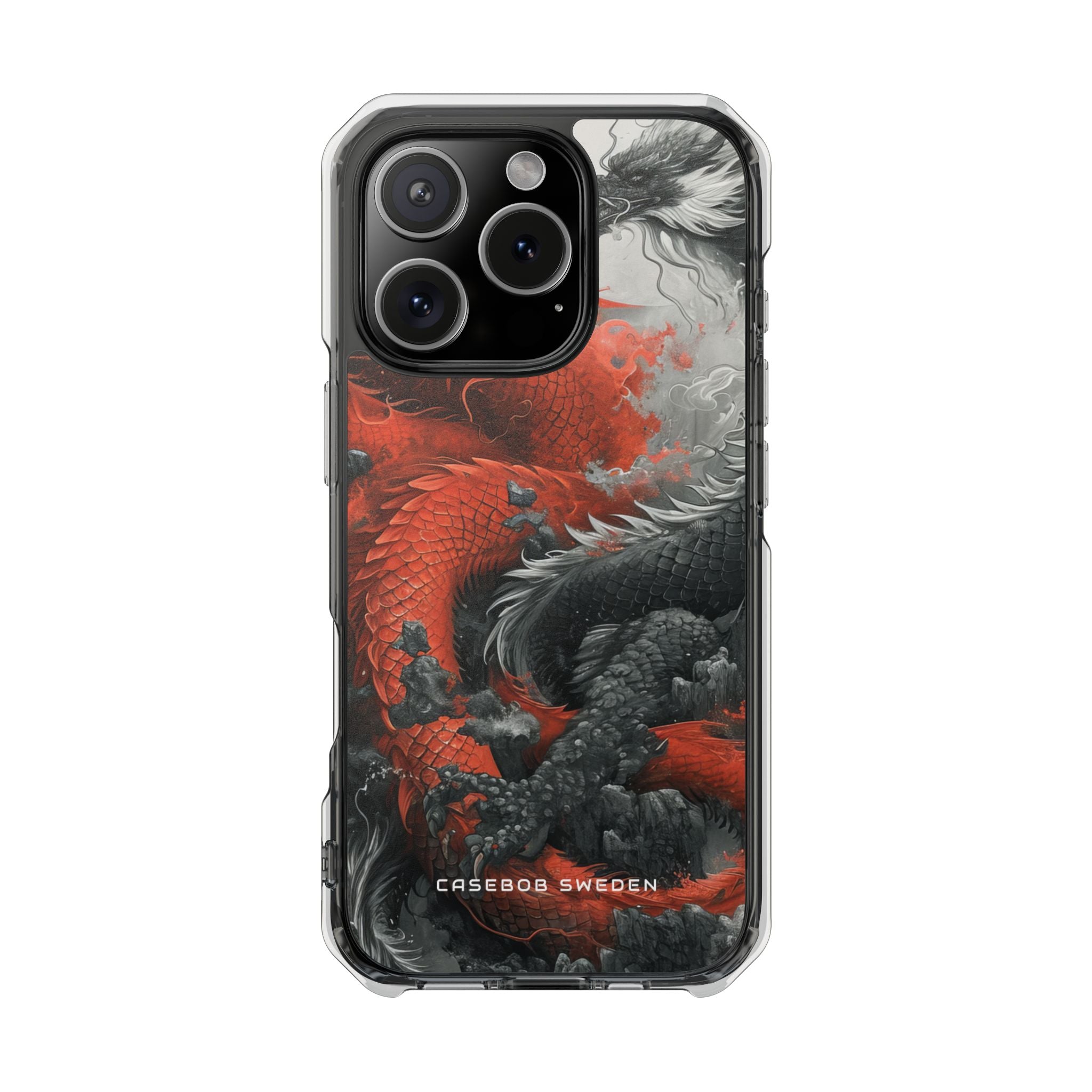 Zen Dragon Harmony iPhone 16 - Clear Impact Phone Case