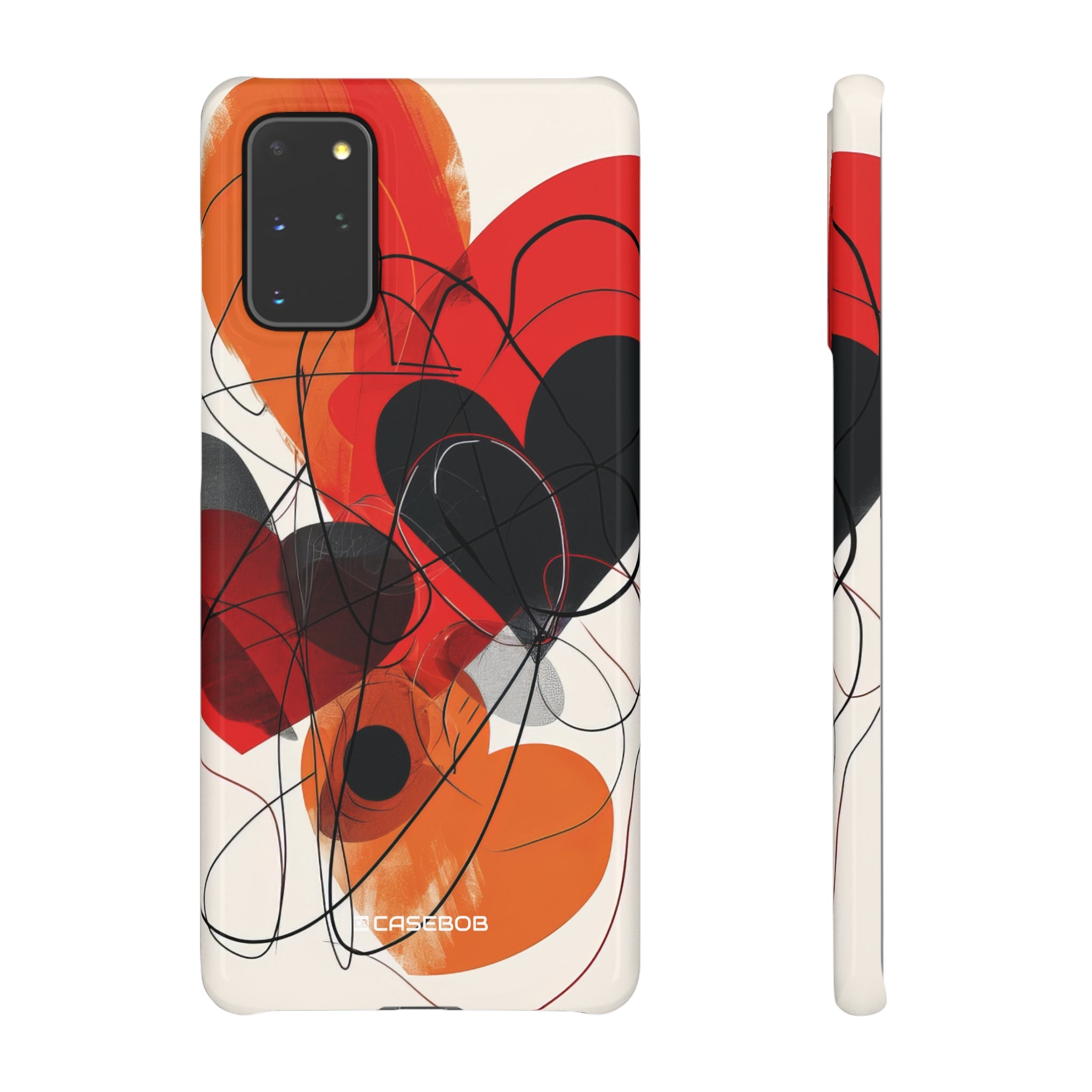 Fiery Hearts | Slim Phone Case for Samsung