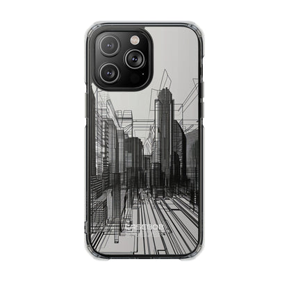 Urban Line Maze iPhone 14 - Impact Clear+