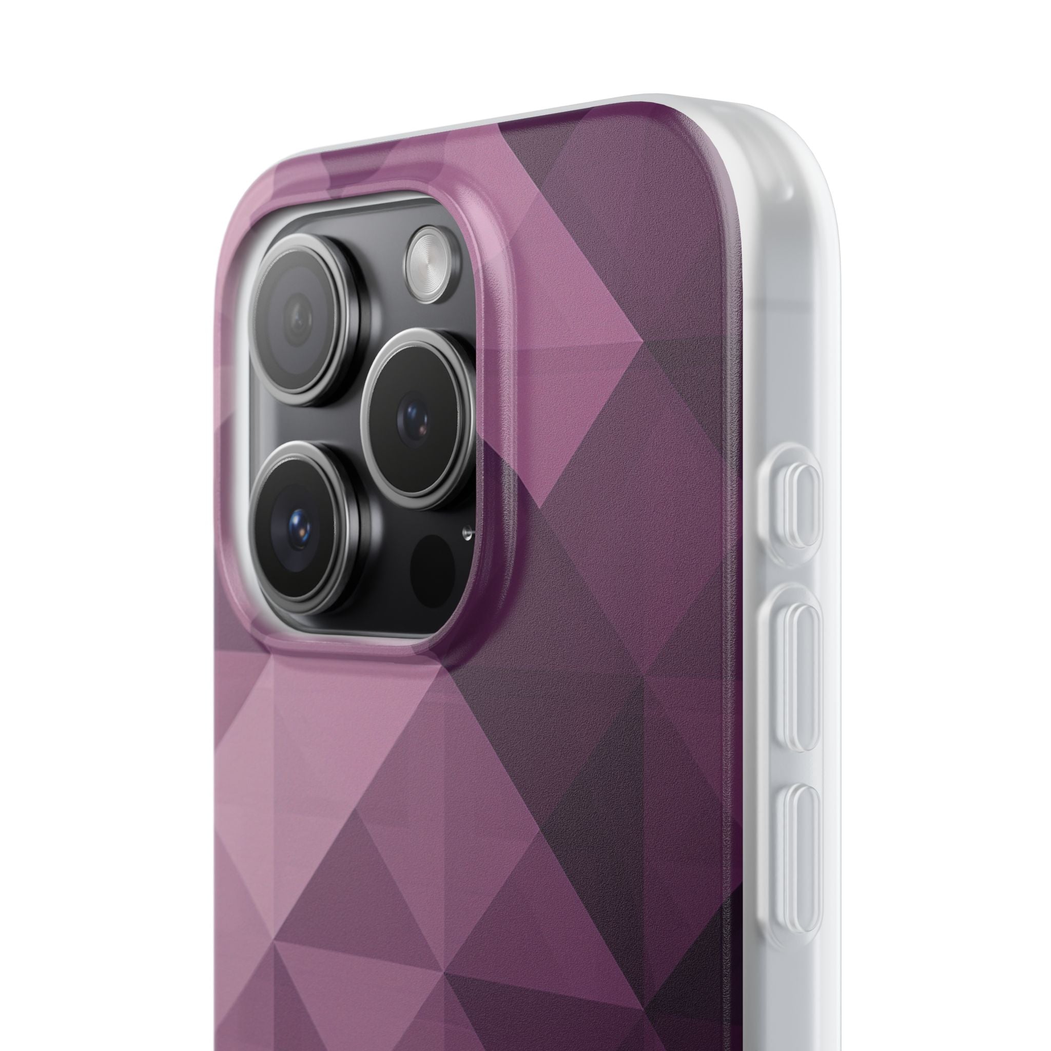 Gradient Purple Mosaic iPhone 15 - Flexi Phone Case