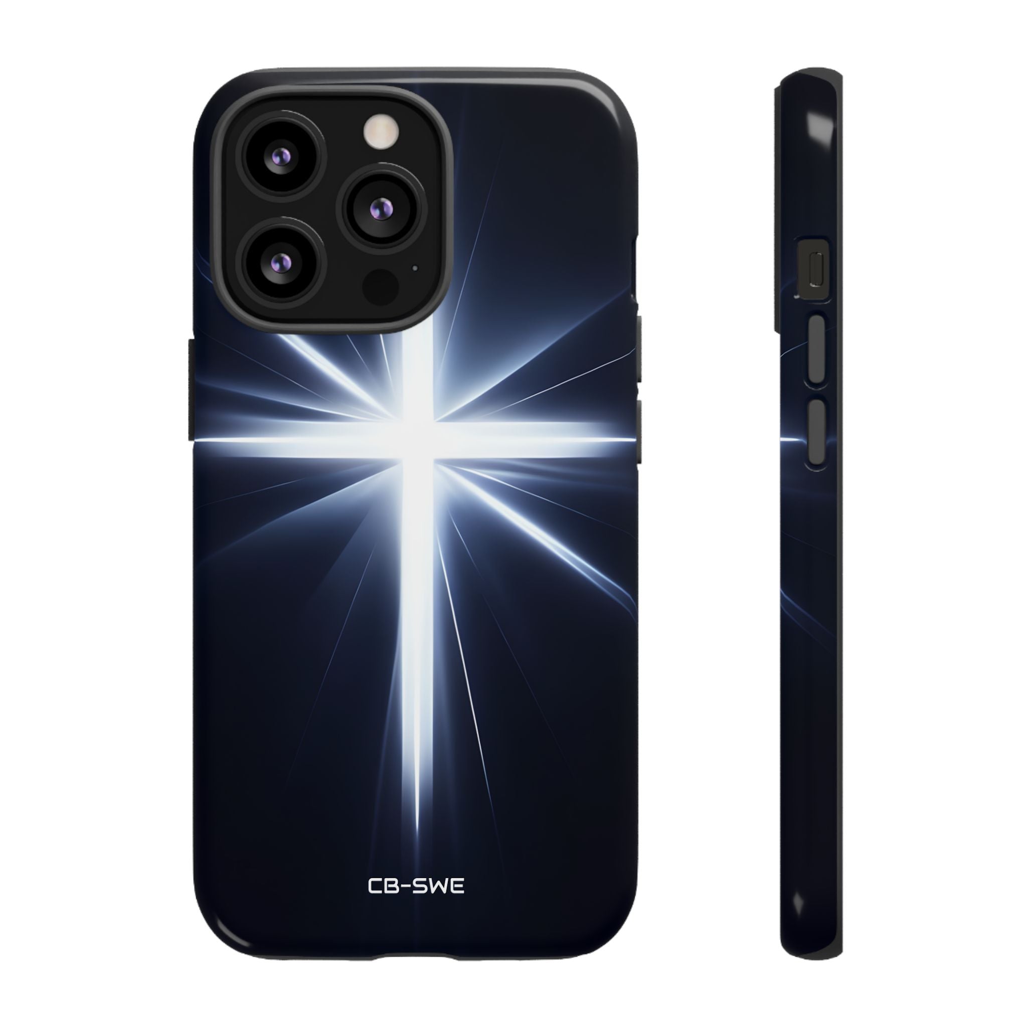 Luminous Cross Radiance - iPhone Case