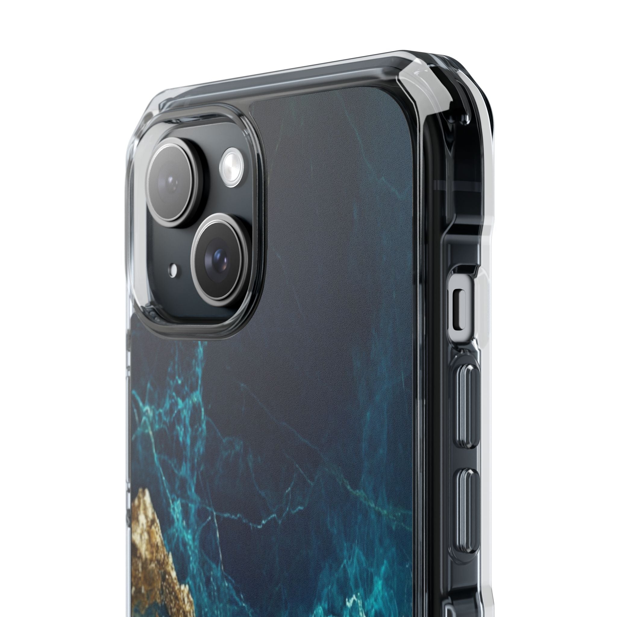 Golden Veins iPhone 15 Case - Impact