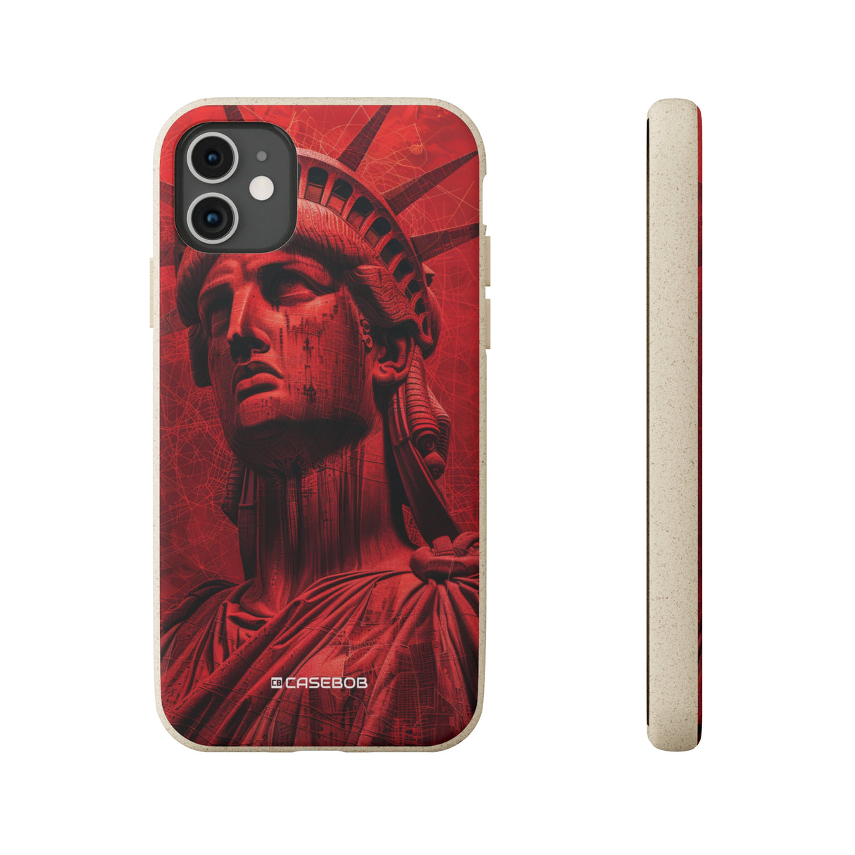 Red Liberty Revolution | Biodegradable Phone Case