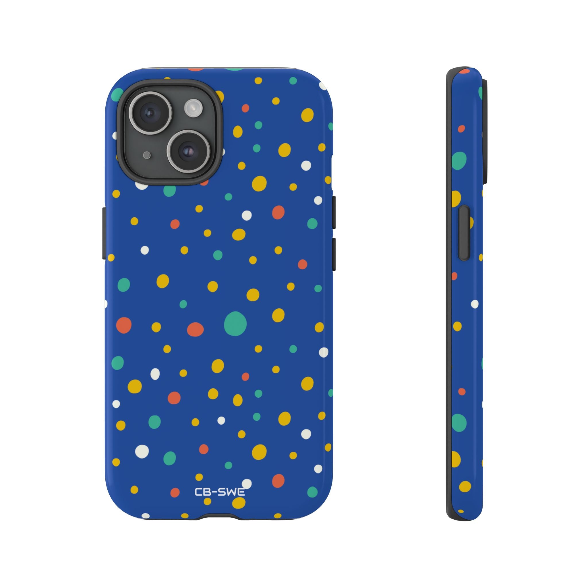 Colorful Dots Dance - iPhone Case