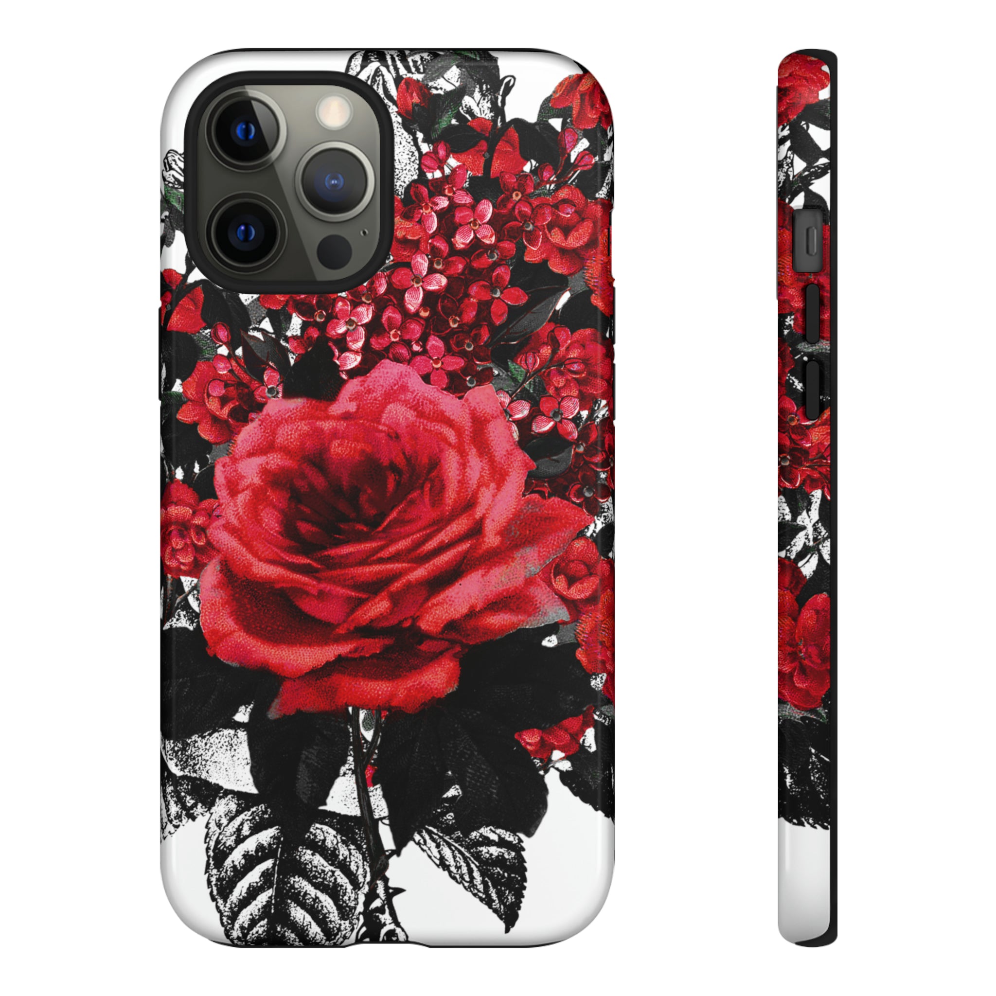 Rola Rose Gothic Flower - Protective Phone Case