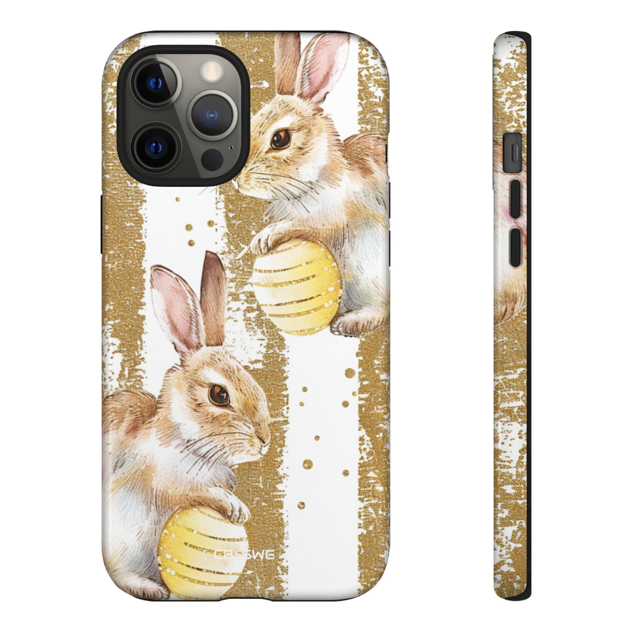 Bunnies Hold Eggs - iPhone Case