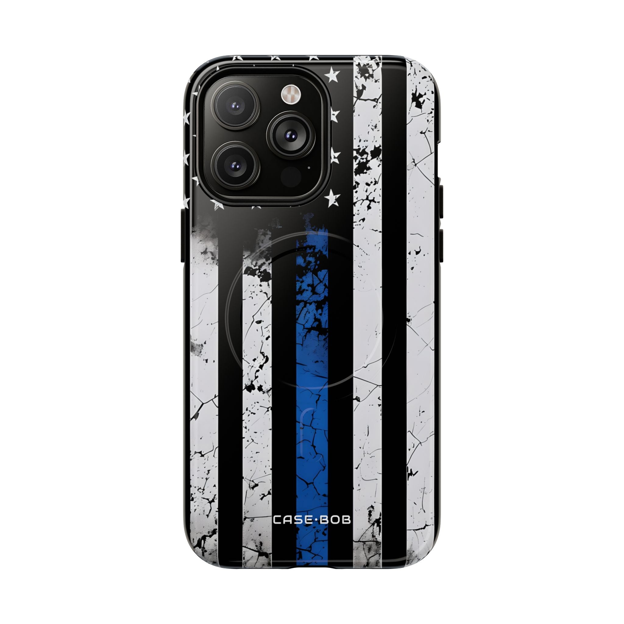 Blue Stripe Flag iPhone 14 Pro Max Case - Tough+
