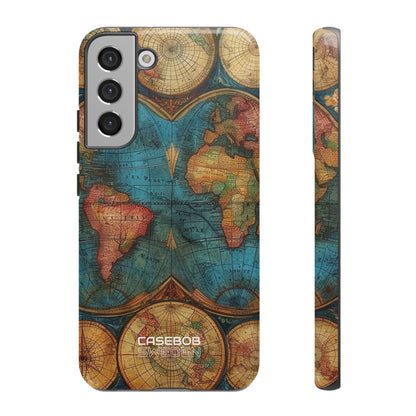 Vintage World Map  Samsung S22 - Tough