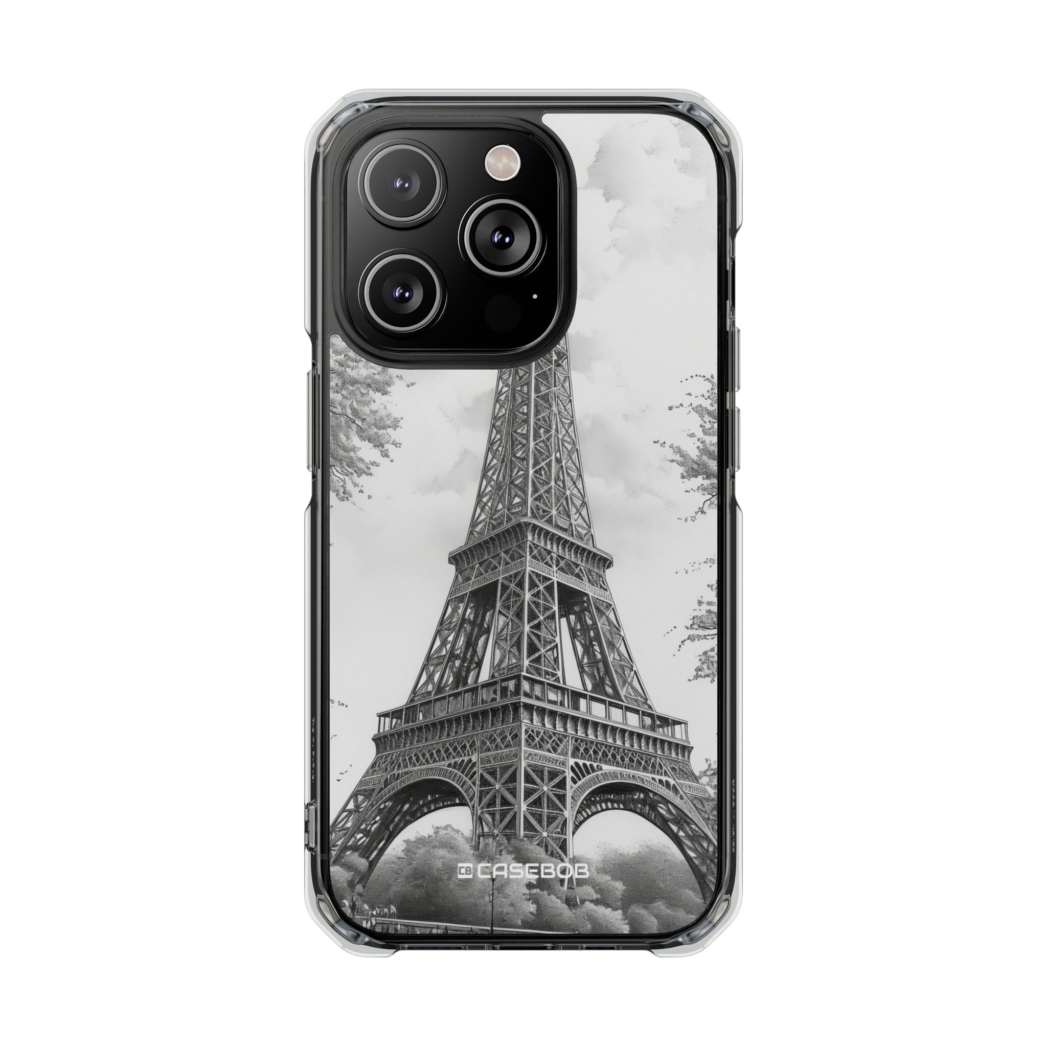 Parisian Monochrome Majesty - Phone Case for iPhone