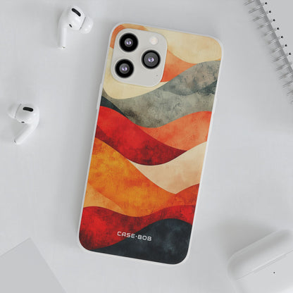 Cracked Wave Sunset iPhone 13 Pro Max - Soft