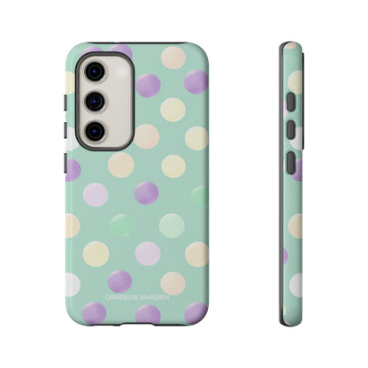 Pastel Polka Dots - Tough Samsung S23 Phone Case