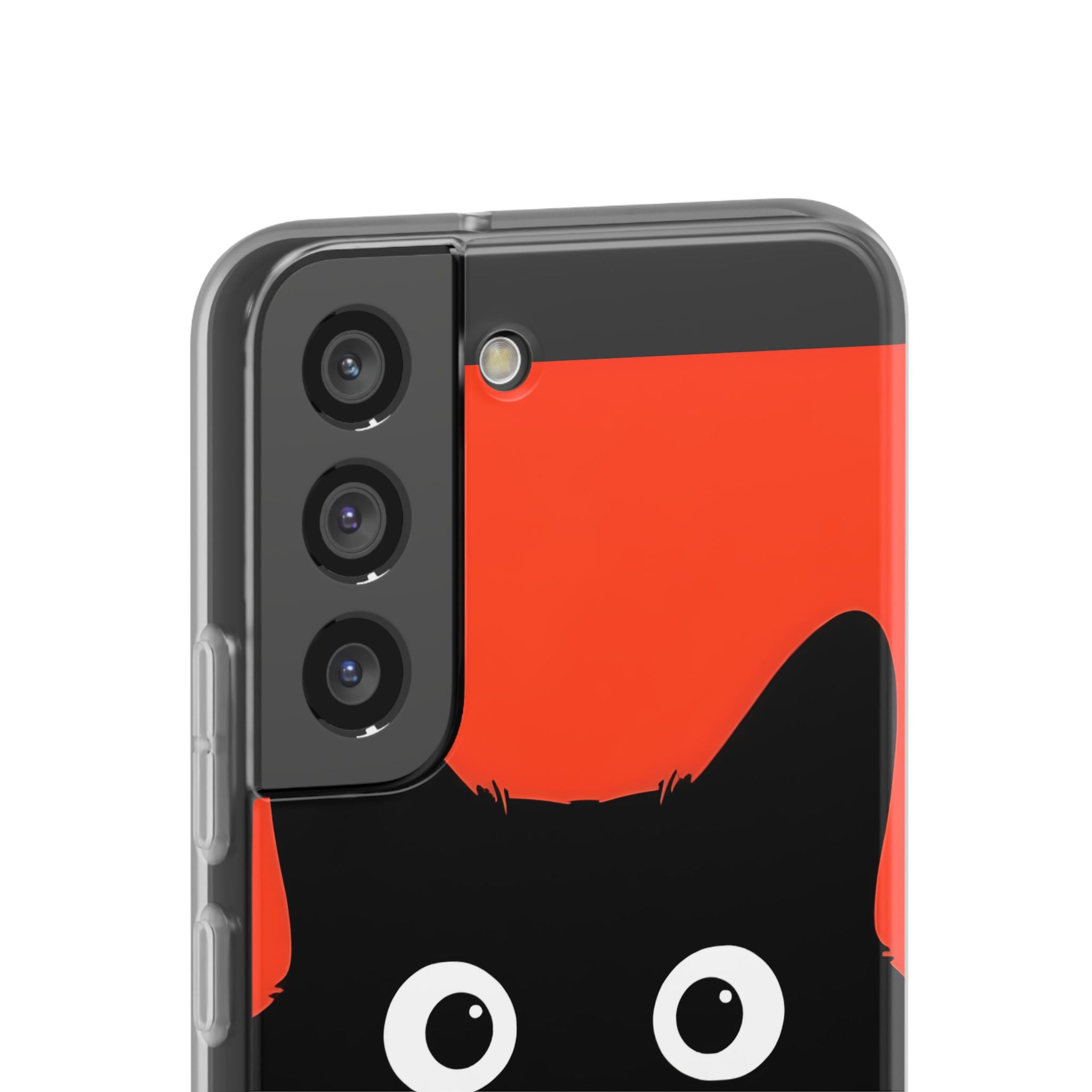 Peekaboo Cat Crimson Samsung S22 - Soft
