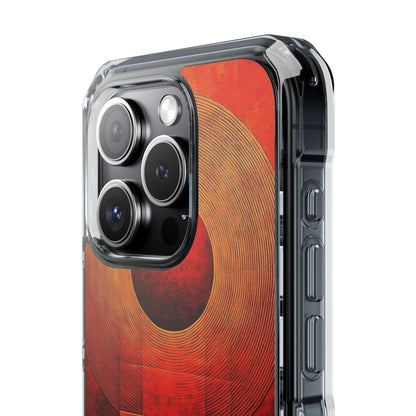 Circular Convergence Glows iPhone Case - Impact