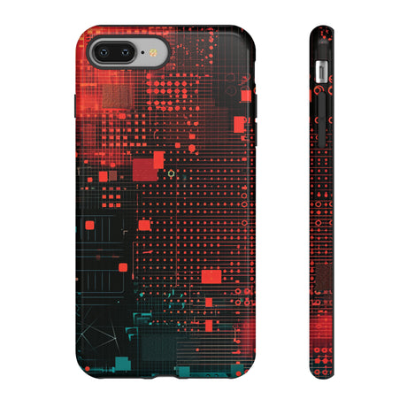 Secure Spectrum: Digital Gradient - Protective Phone Case