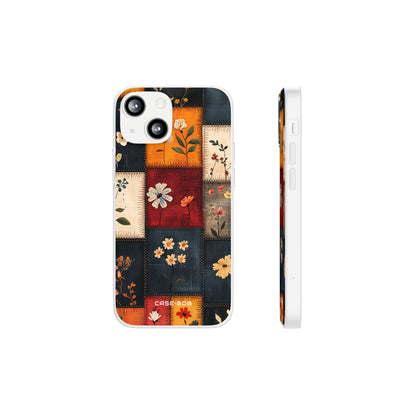 Patchwork Blooms iPhone 13 mini Case - Soft