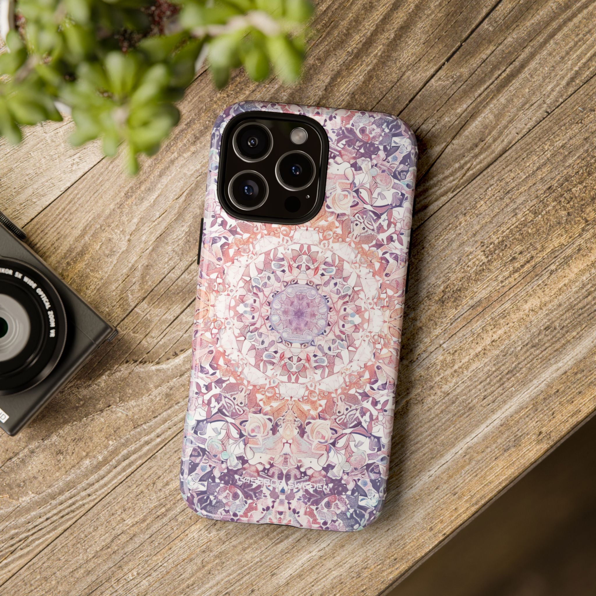 Purple Pink Mandala - Tough iPhone 16 Phone Case