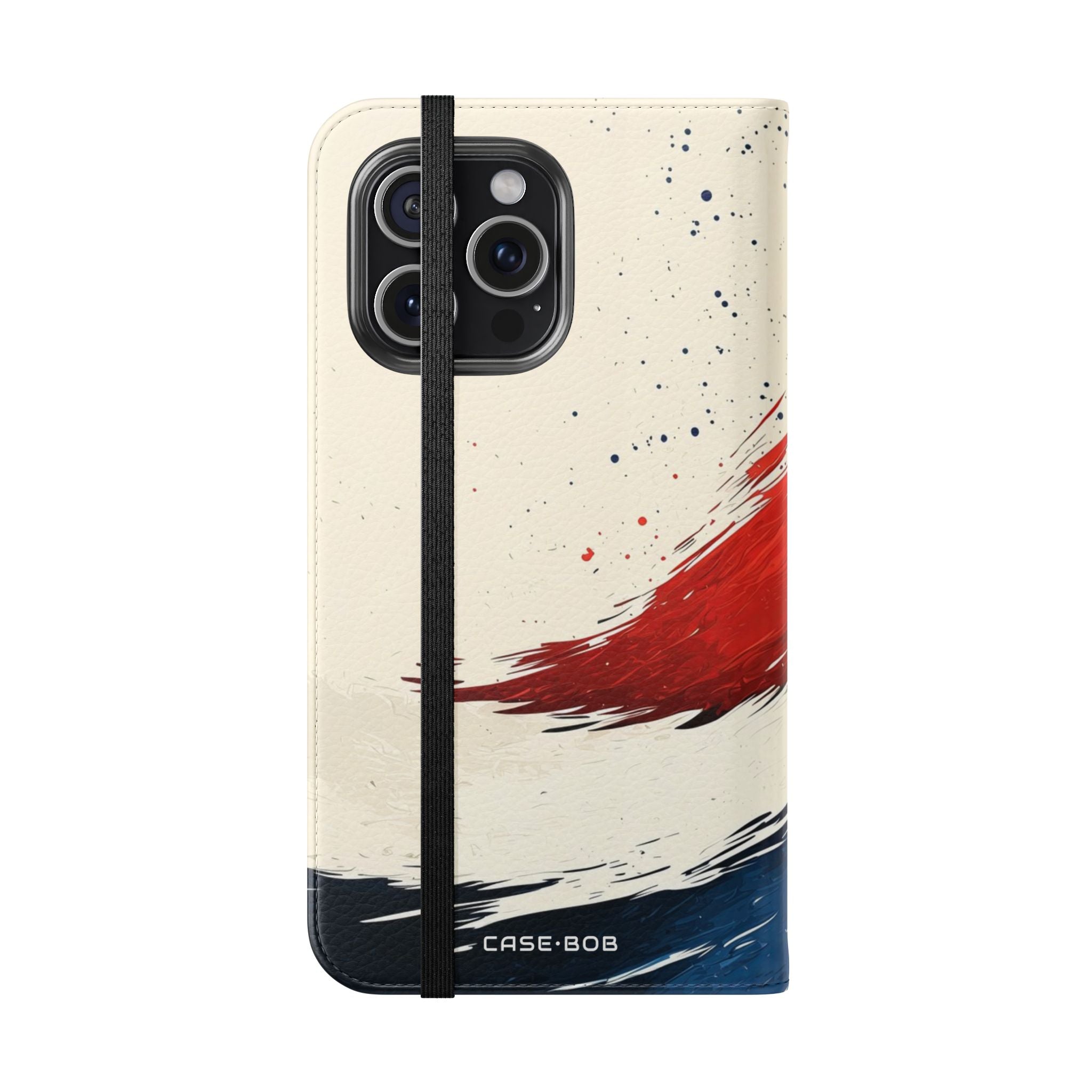 Crimson Sweep - iPhone 15 Pro Max Case - Wallet