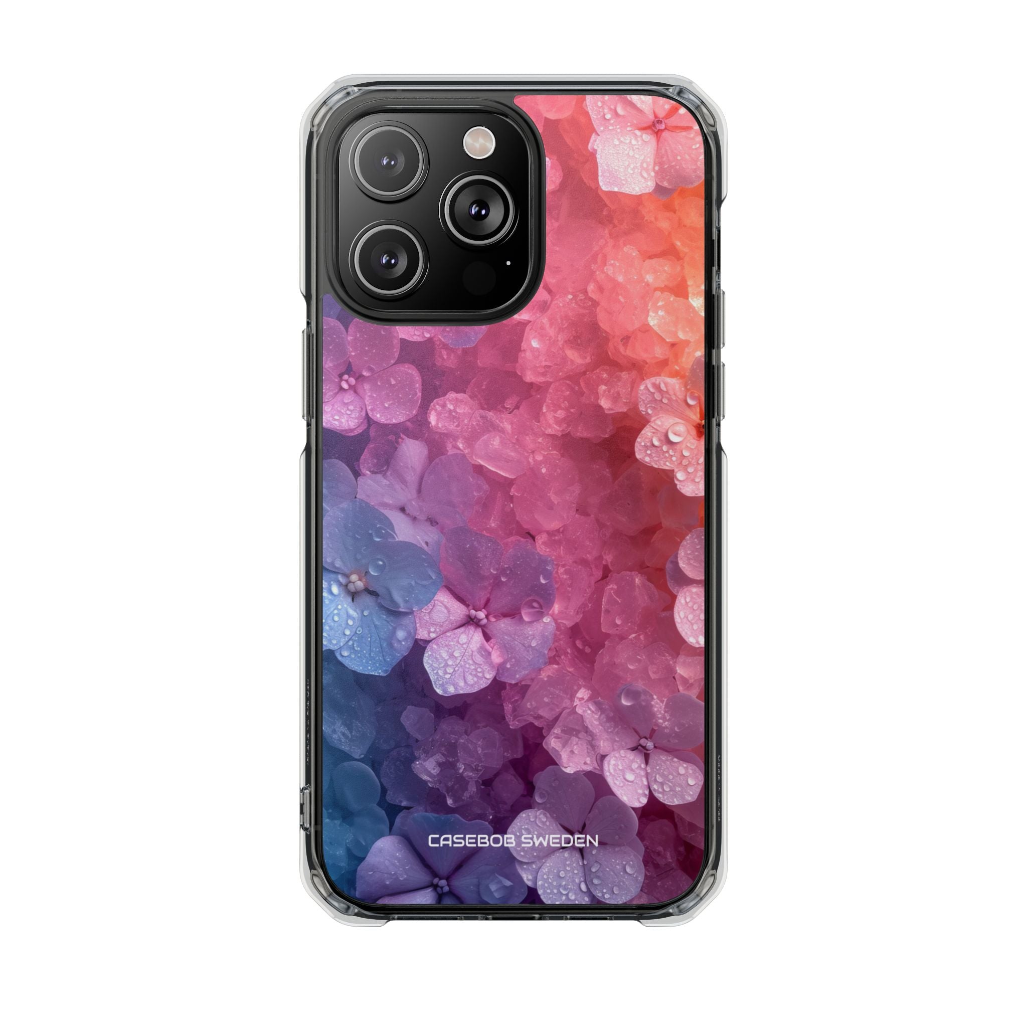 Floral Chill Blooms - Clear Impact iPhone 14 Phone Case