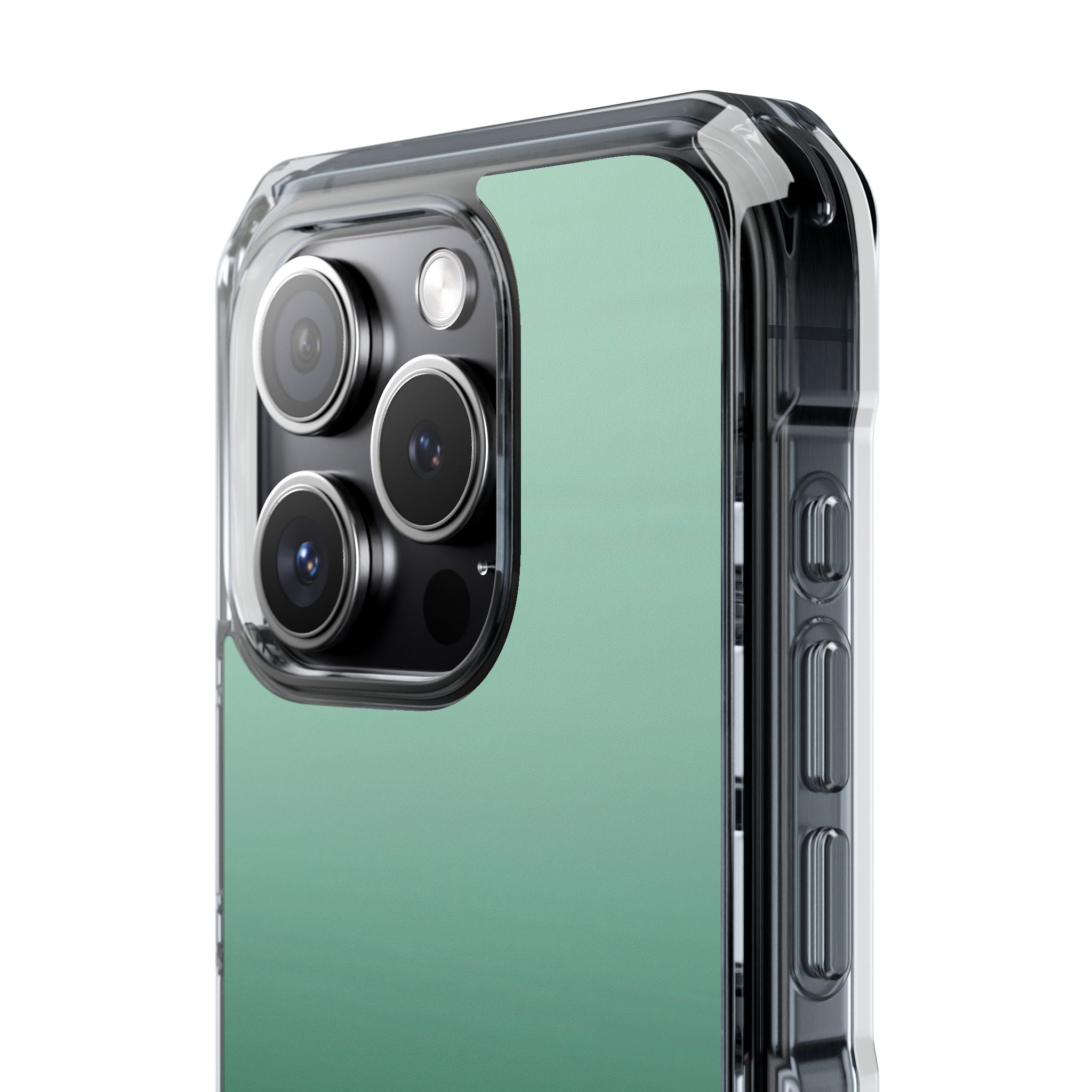 Teal Horizon Layers iPhone 15 - Impact Clear+