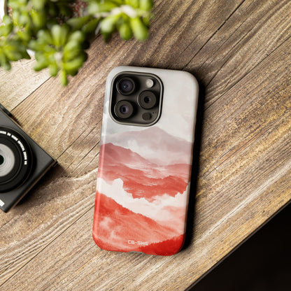 Mountain Flames Rise - iPhone Case