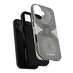 Dynamic Depth: Black and White Op-Art - for iPhone 16