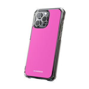 Rose Pink | Phone Case for iPhone (Clear Impact Case - Magnetic)