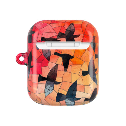 Värjätyt lasi- linnut - AirPods Case